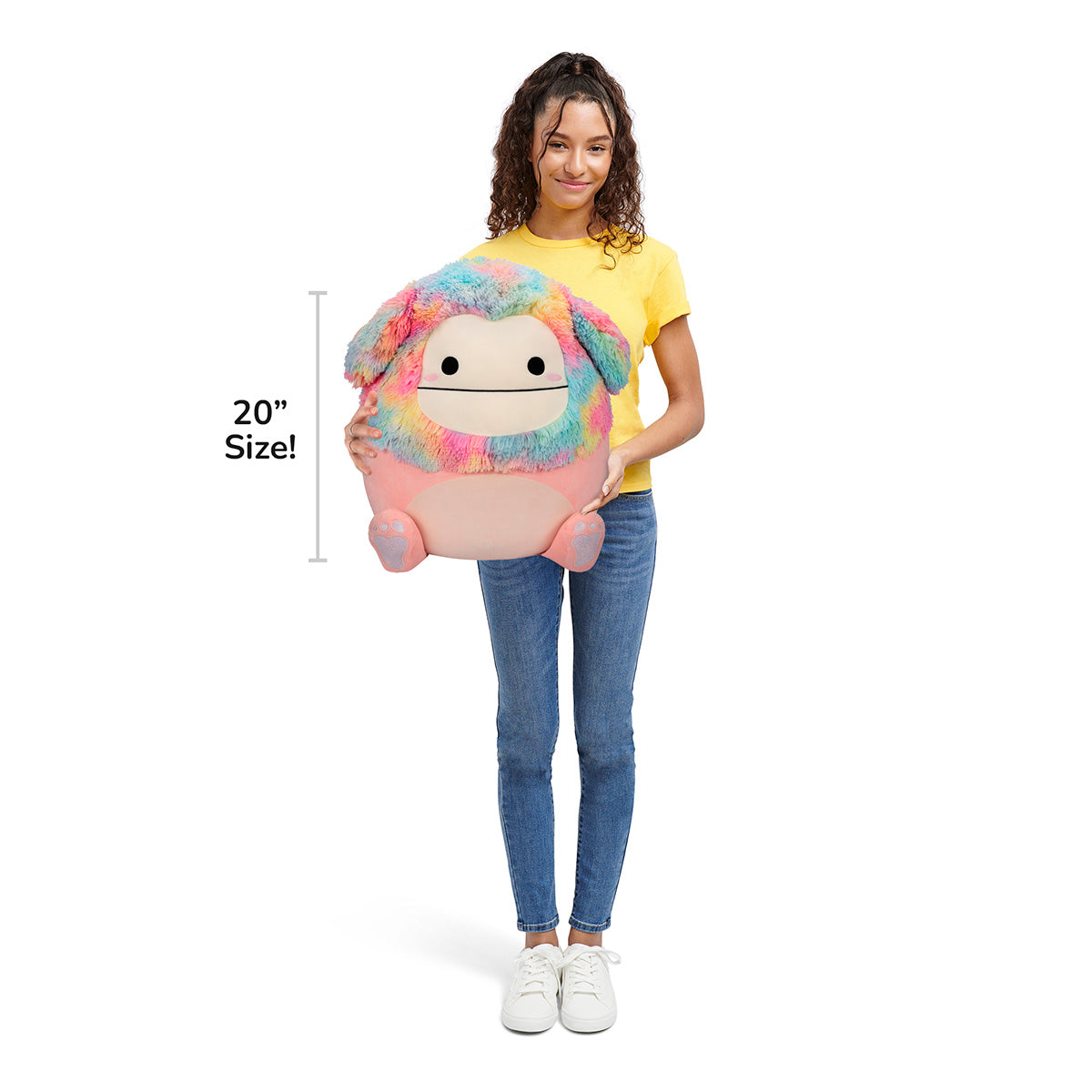 Squishmallows Signature | 20" Diane the Peach Bigfoot | Jazwares