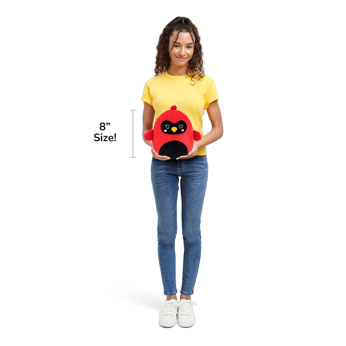 Squishmallows Trending | 8" Cazlan the Red Cardinal | Jazwares