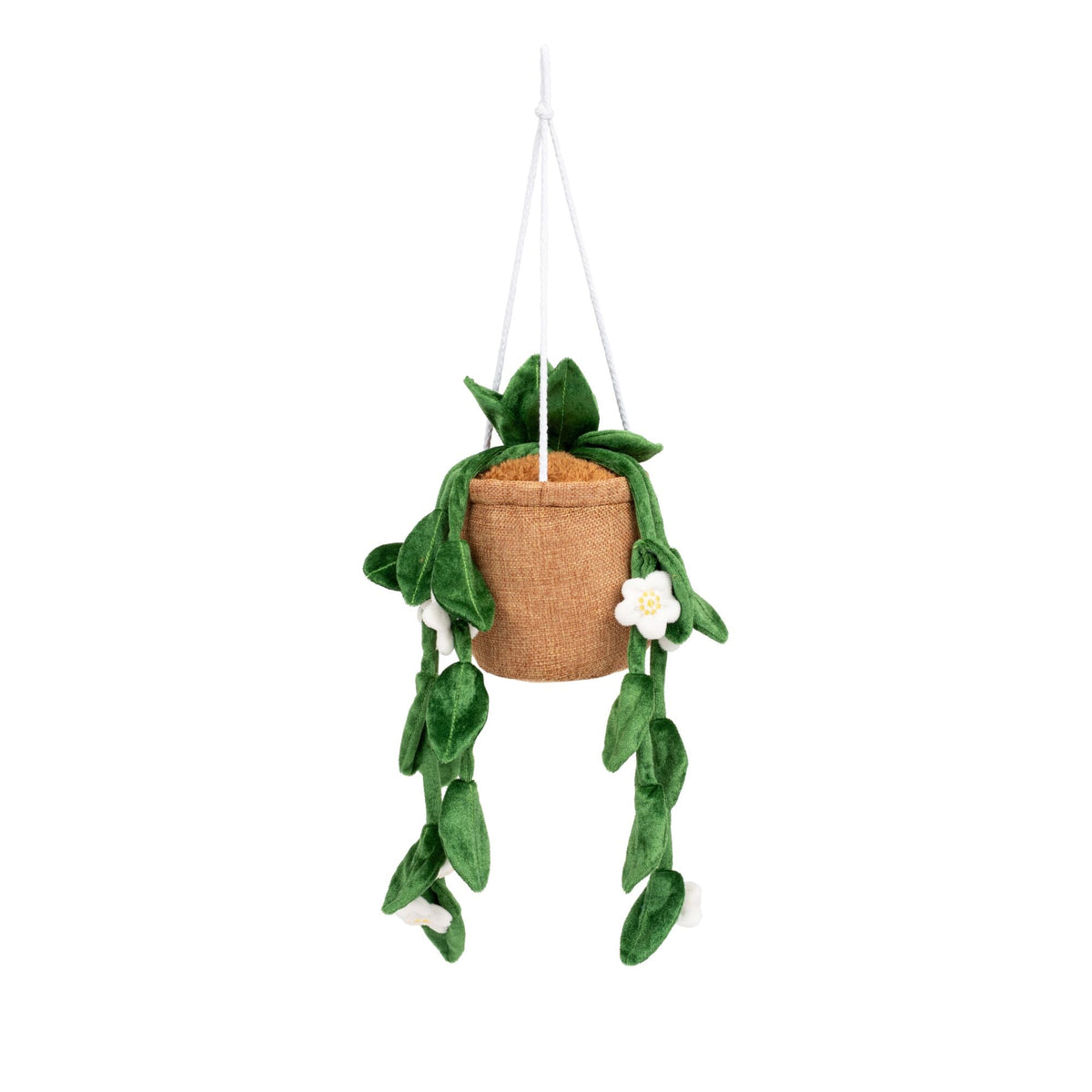 Squishmallows Recommended | Greenhouse by Russ 8"Hanging Plant with Flowers Plush | Jazwares
