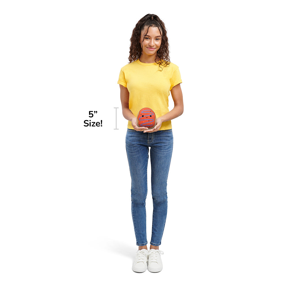 Squishmallows Everyday | 5" Jay the Orange Frosted Donut | Jazwares