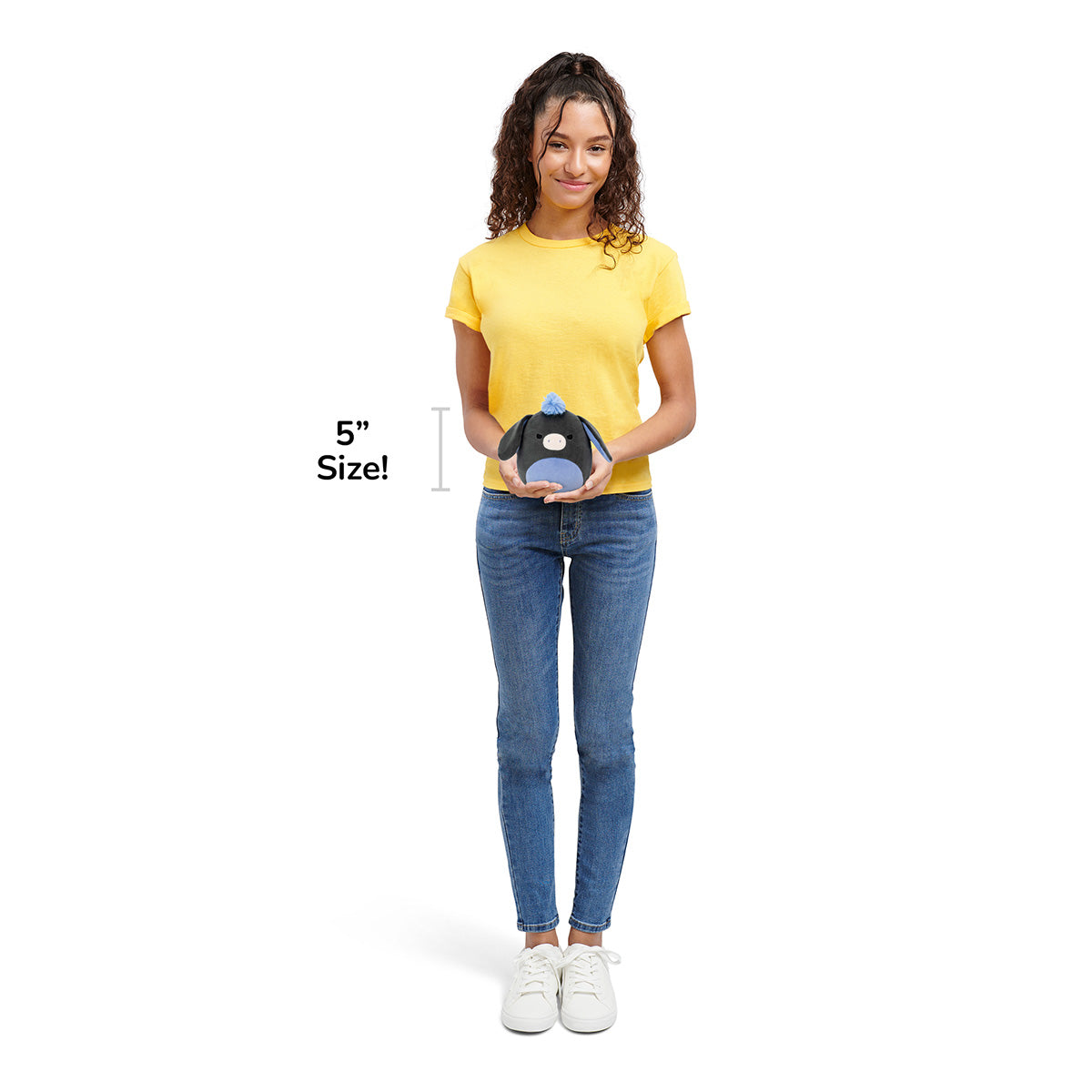 Squishmallows Top Pick | 5" Don the Charcoal Donkey | Jazwares