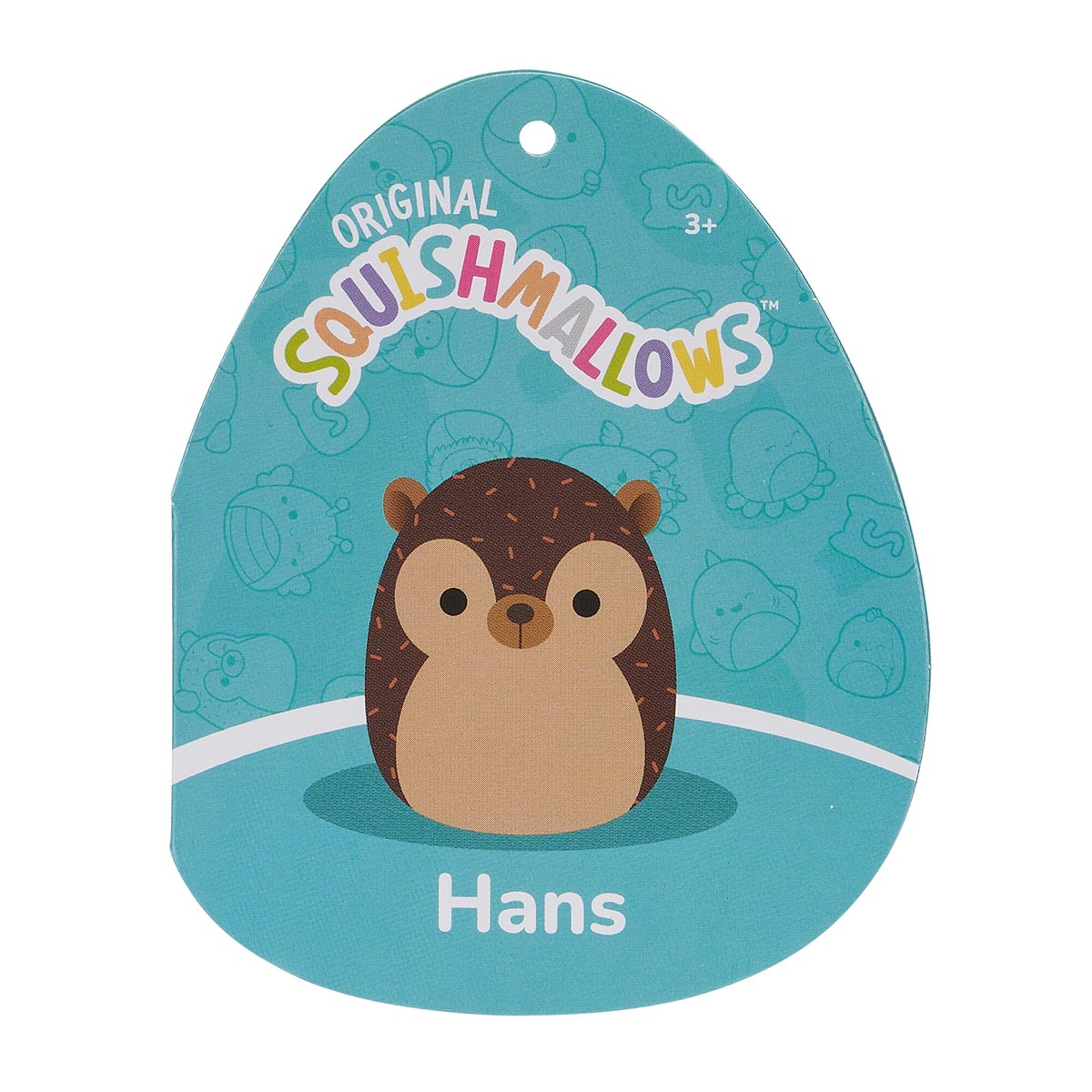 Squishmallows Essential | 14" Hans the Brown Hedgehog | Jazwares