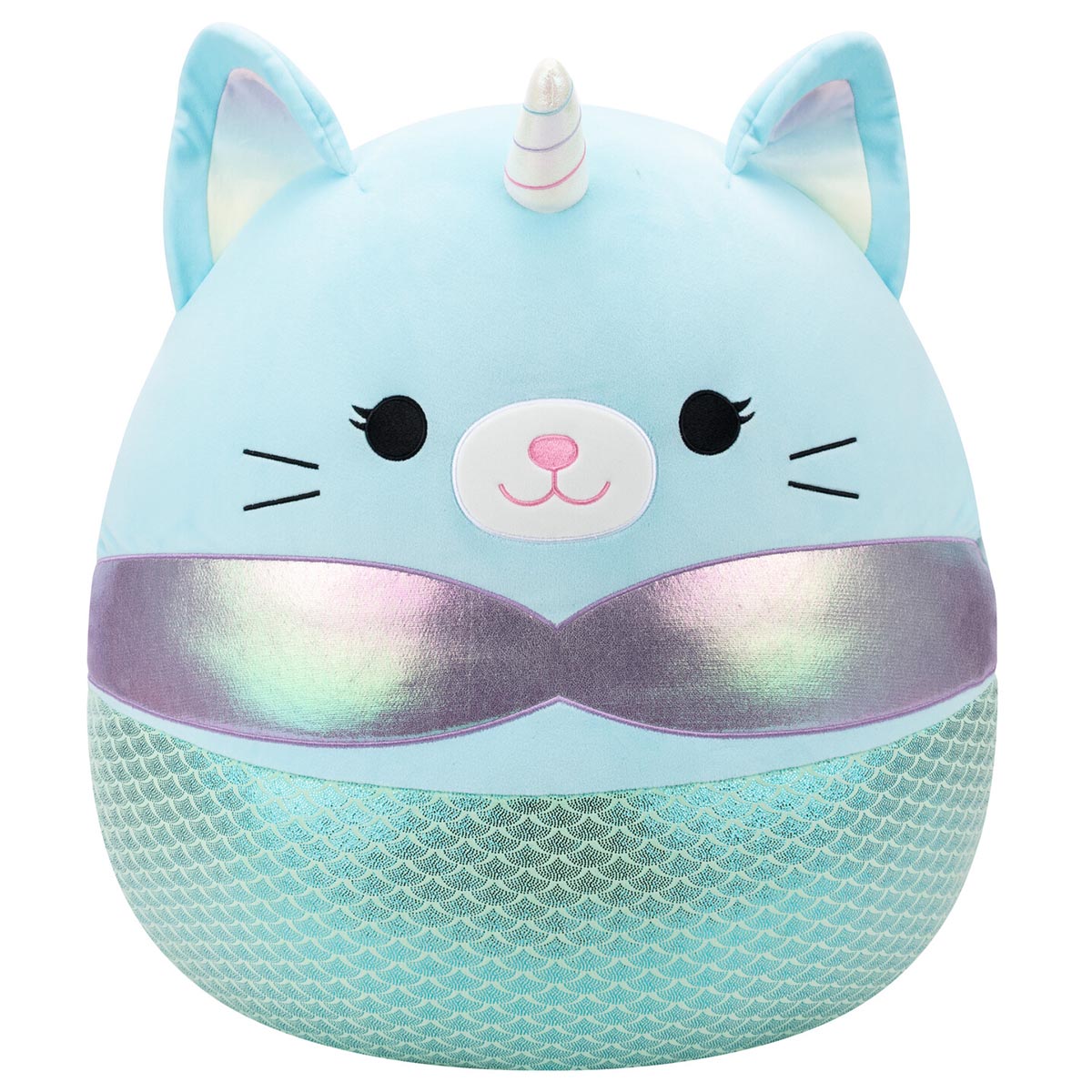 Squishmallows Value | 20" Svetlana the Teal Caticorn Mermaid | Jazwares