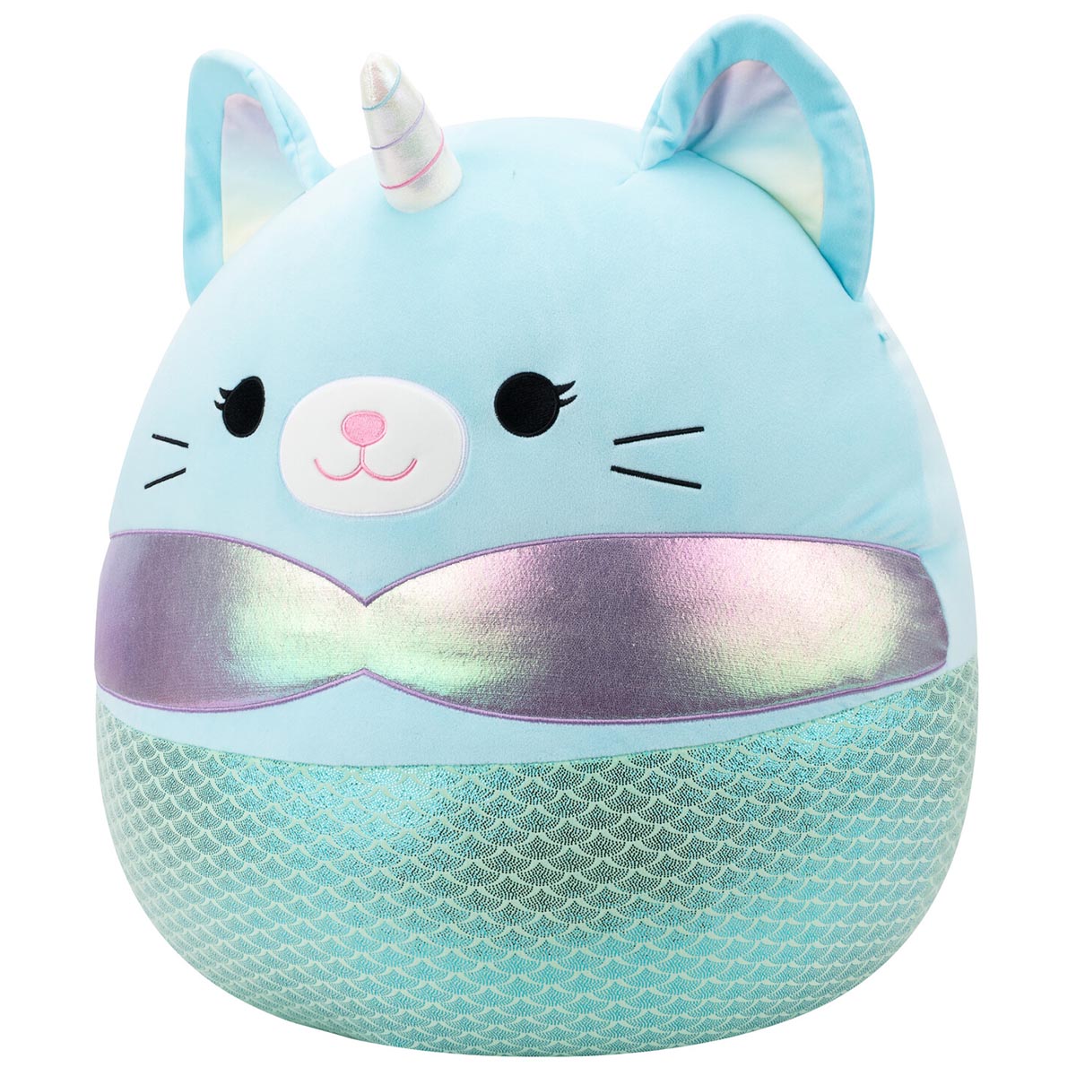 Squishmallows Value | 20" Svetlana the Teal Caticorn Mermaid | Jazwares