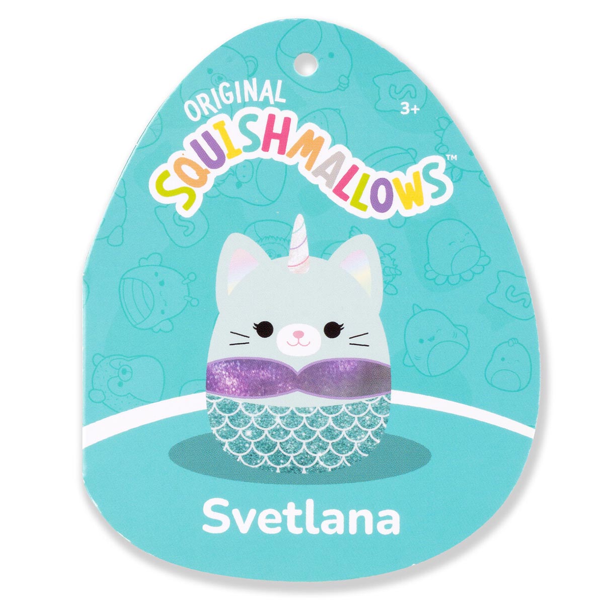 Squishmallows Value | 20" Svetlana the Teal Caticorn Mermaid | Jazwares