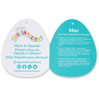 Squishmallows Exclusive | 20" Mav the Blue Shark Holding Ice Cream | Jazwares