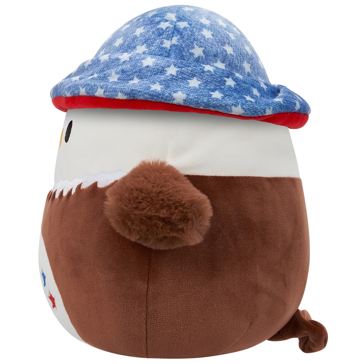 Squishmallows Classic | 5" Edward the Bald Eagle with Bucket Hat | Jazwares