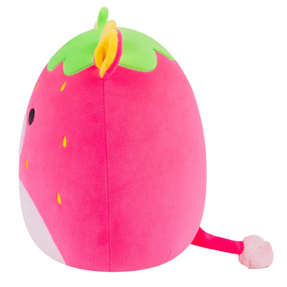 Squishmallows Classic | 12" Cleary the Hot Pink Strawberry Cow | Jazwares