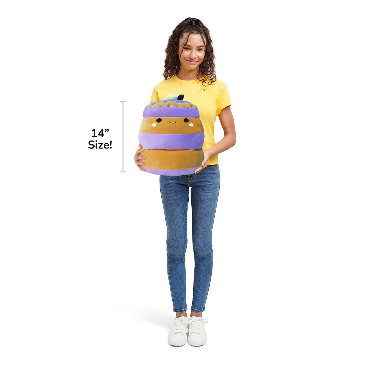 Squishmallows Signature | 14" Paden the Blueberry Pancakes | Jazwares
