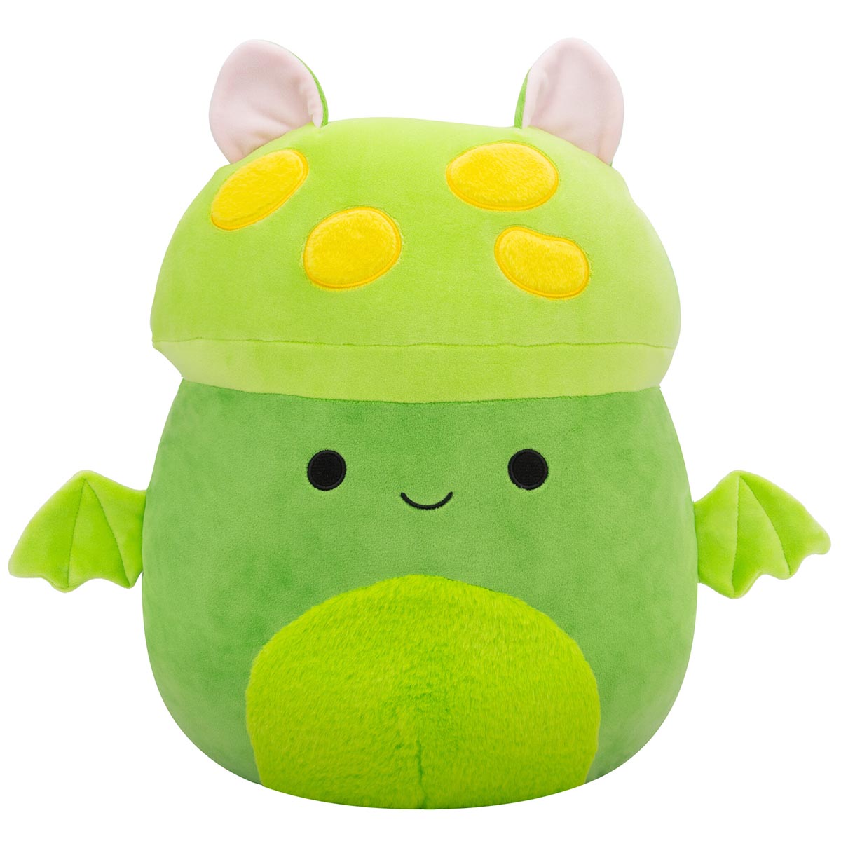 Squishmallows Everyday | 14" Earling the Neon Green Mushroom Bat | Jazwares