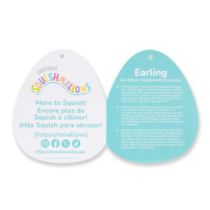 Squishmallows Everyday | 14" Earling the Neon Green Mushroom Bat | Jazwares