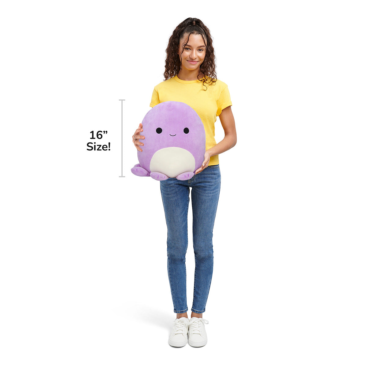 Squishmallows Great Value | 16" Violet the Purple Octopus | Jazwares