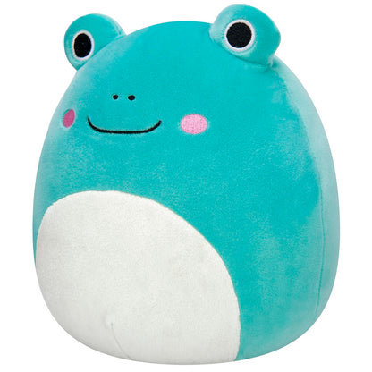 Squishmallows Classic | 12" Ludwig the Teal Frog with Mint Green Belly | Jazwares
