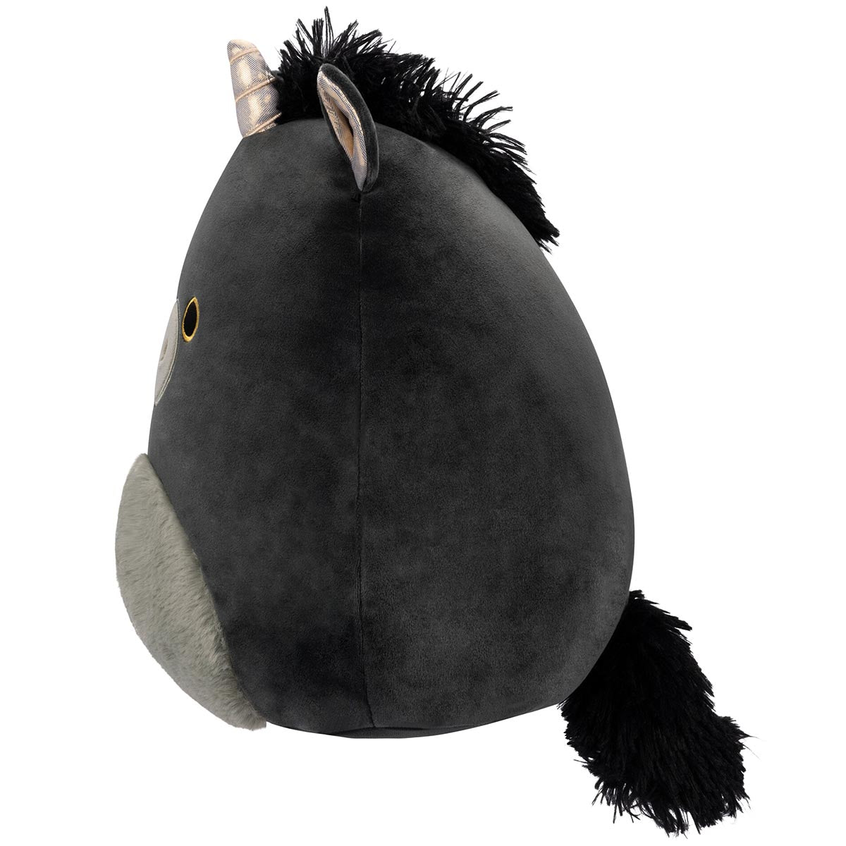 Squishmallows Great Value | 12" Nicolita the Black and Gold Unicorn | Jazwares