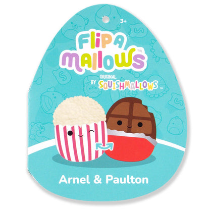 Squishmallows Best Seller | 5" Arnel & Paulton FlipAMallows | Jazwares