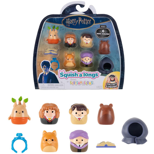 Squishmallows Customer Favorite | Squish-a-longs “Harry Potter” 6-Pack Style 1 | Jazwares