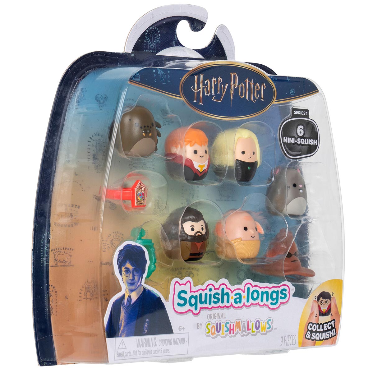 Squishmallows Exclusive | Squish-a-longs “Harry Potter” 6-Pack Style 2 | Jazwares