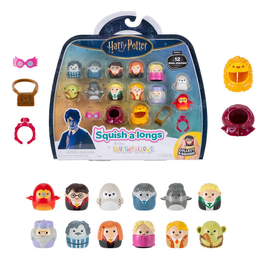 Squishmallows Smart Buy | Squish-a-longs “Harry Potter” 12-Pack | Jazwares
