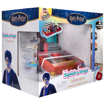 Squishmallows Hot Sale | Squish-a-longs “Harry Potter” Hogwarts Express Playset | Jazwares