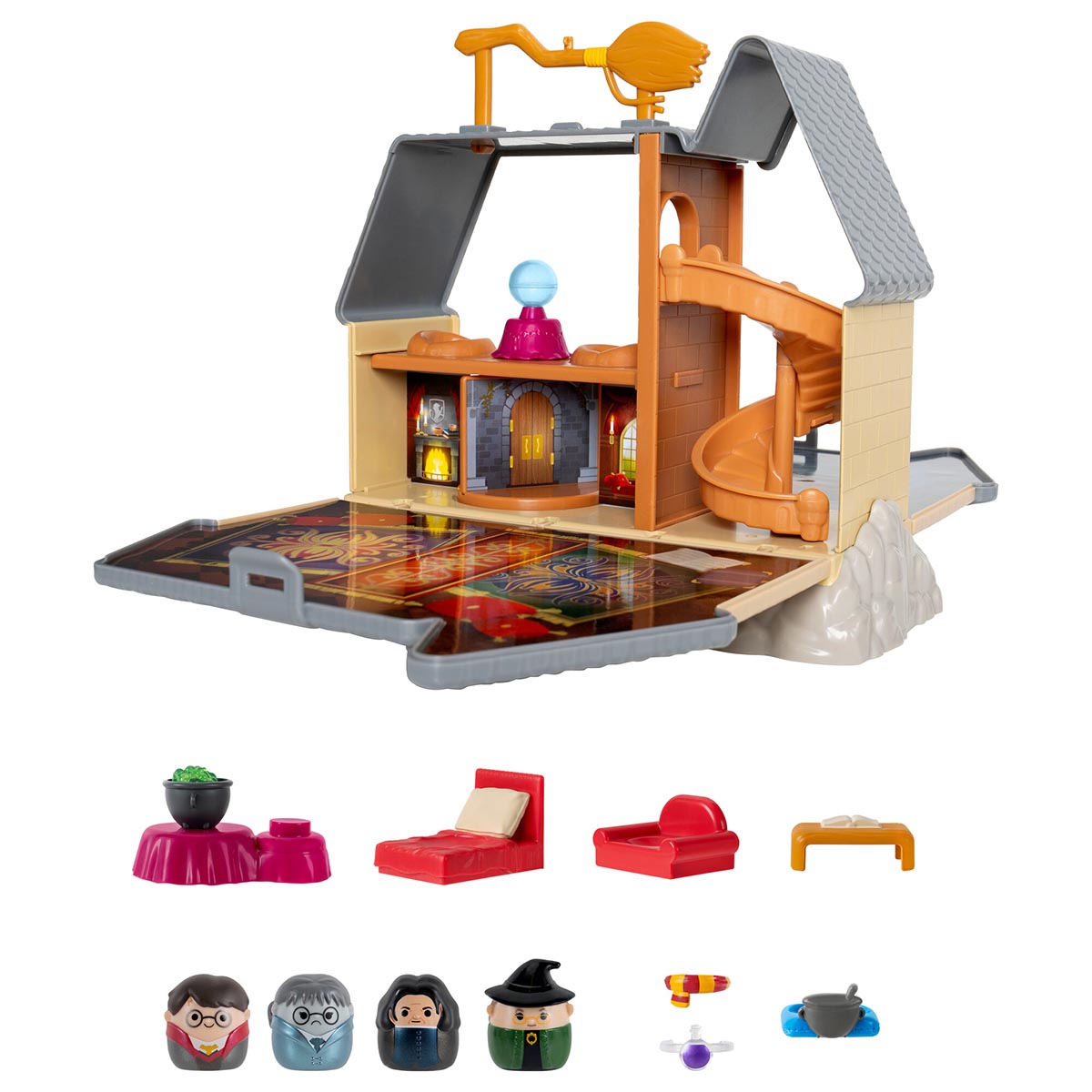 Squishmallows Essential | Squish-a-longs “Harry Potter” Hogwarts Castle Playset | Jazwares