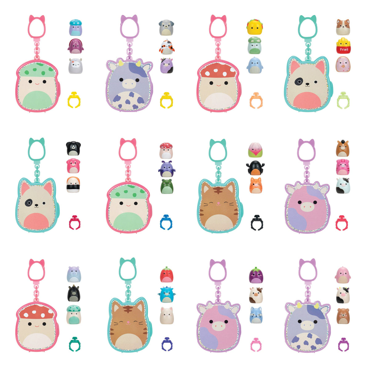 Squishmallows Recommended | Squish-a-longs Clip & Go | Jazwares