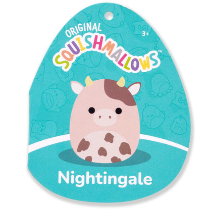 Squishmallows Exclusive | 14" Nightingale the Brown Cow with Spots | Jazwares