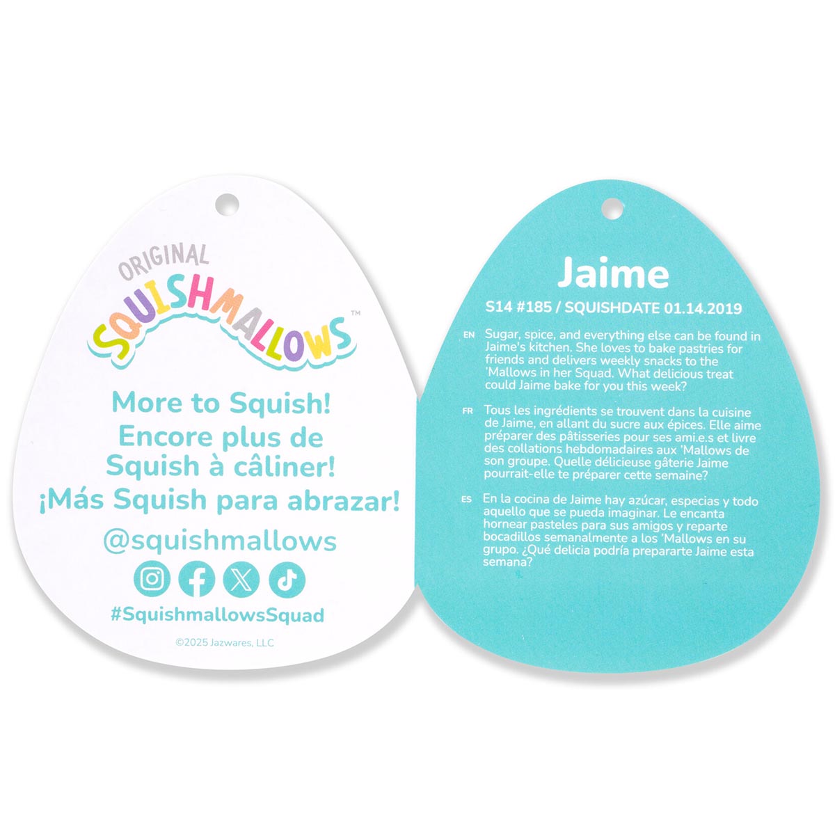 Squishmallows Special Offer | 14" Jaime the Rainbow Tie-Dye Pegasus | Jazwares