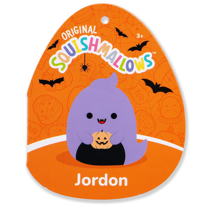 Squishmallows Discount | 12" Jordon the Purple Ghost Holding Jack O'Lantern | Jazwares