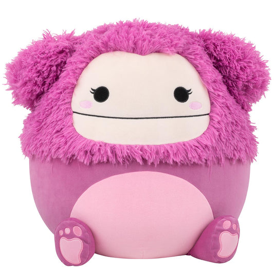 Squishmallows Smart Buy | 16" Nanette the Raspberry Pink Bigfoot | Jazwares