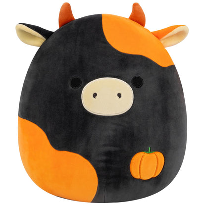 Squishmallows Signature | 14" Jefferson the Black and Orange Cow | Jazwares