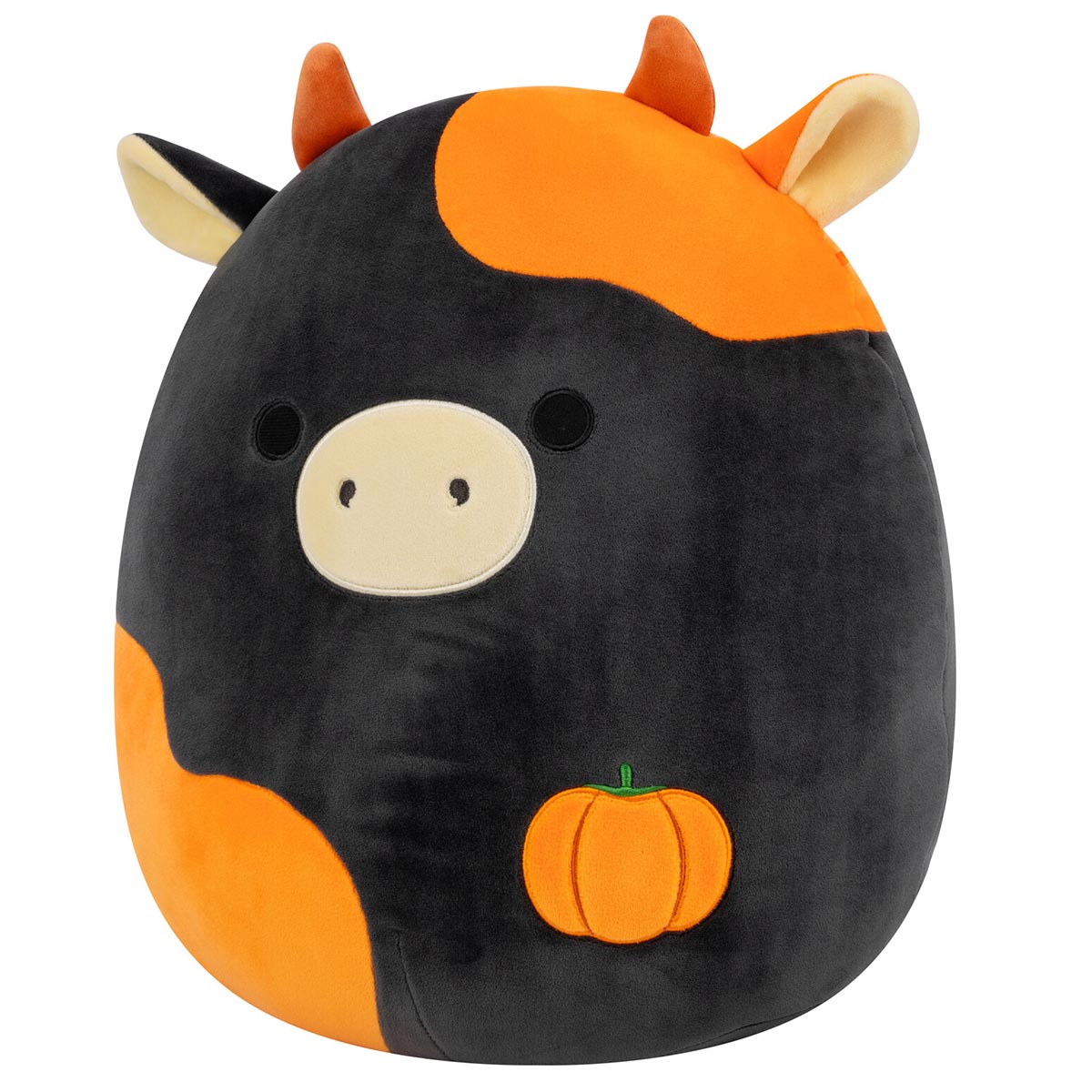 Squishmallows Signature | 14" Jefferson the Black and Orange Cow | Jazwares