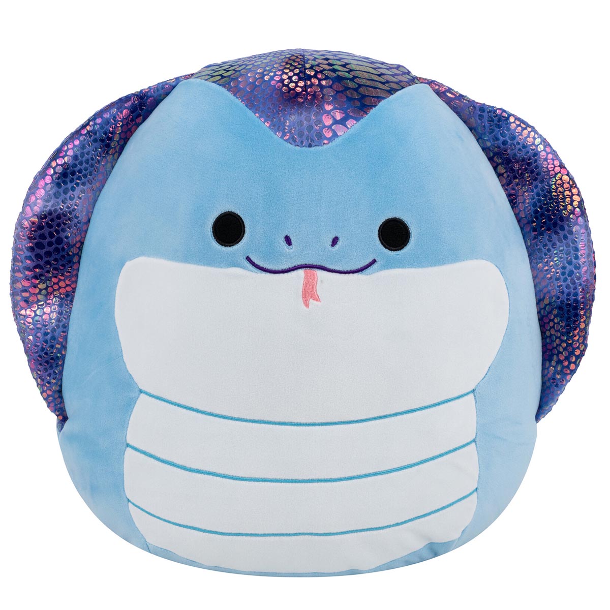 Squishmallows Recommended | 14" Suzmac the Blue Cobra | Jazwares