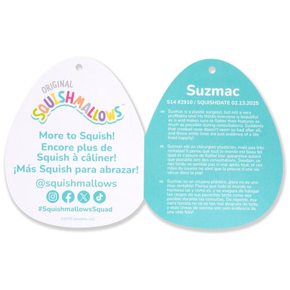 Squishmallows Recommended | 14" Suzmac the Blue Cobra | Jazwares
