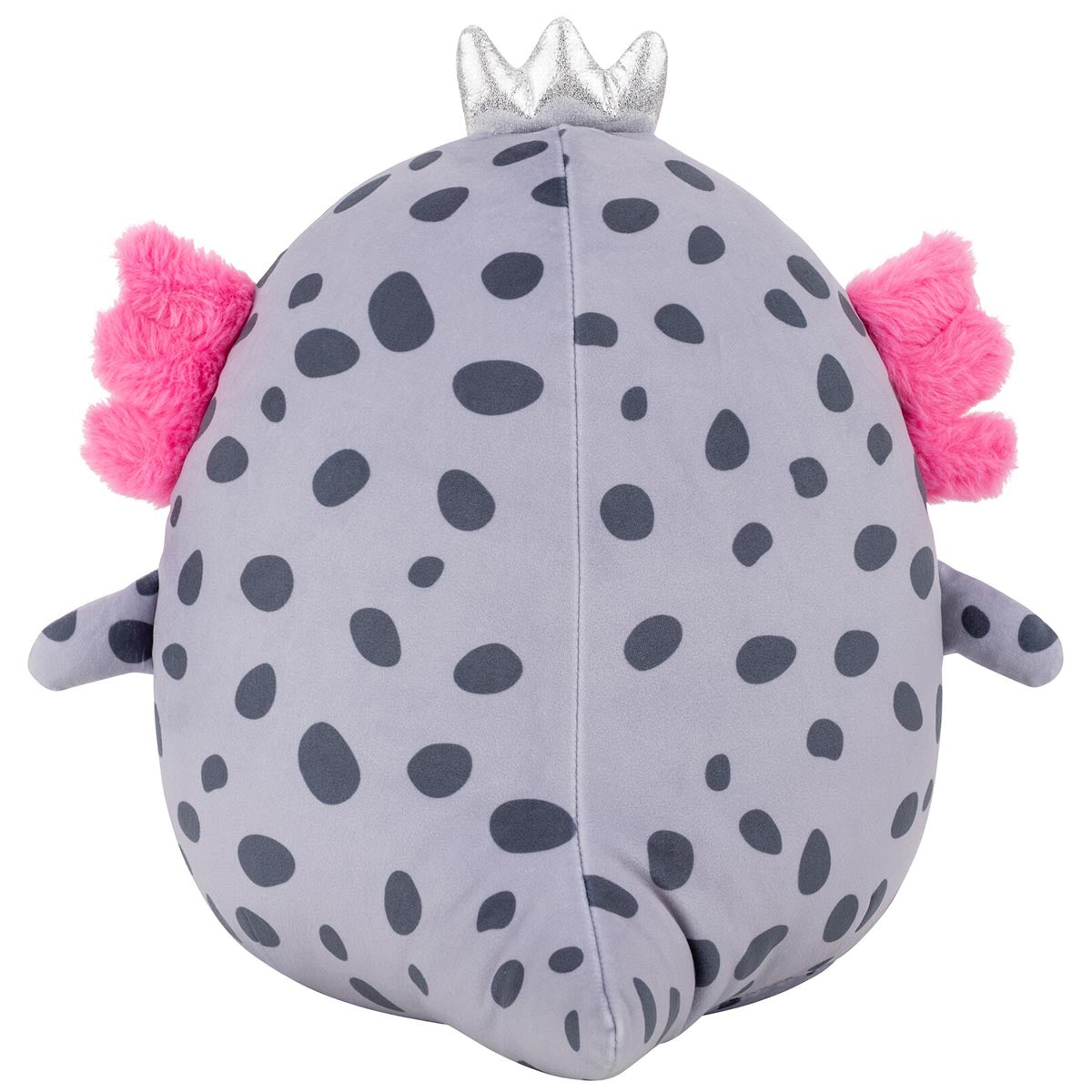 Squishmallows Essential | 12" Avana the Spotted Axolotl with Silver Crown | Jazwares