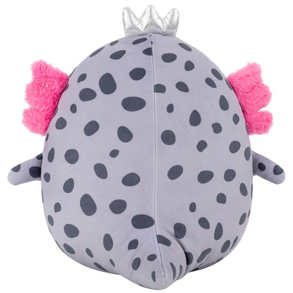 Squishmallows Essential | 12" Avana the Spotted Axolotl with Silver Crown | Jazwares