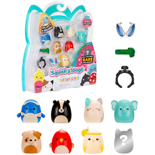 Squishmallows Recommended | Squish-a-longs Mini-Squish 8-Pack Style 4 | Jazwares