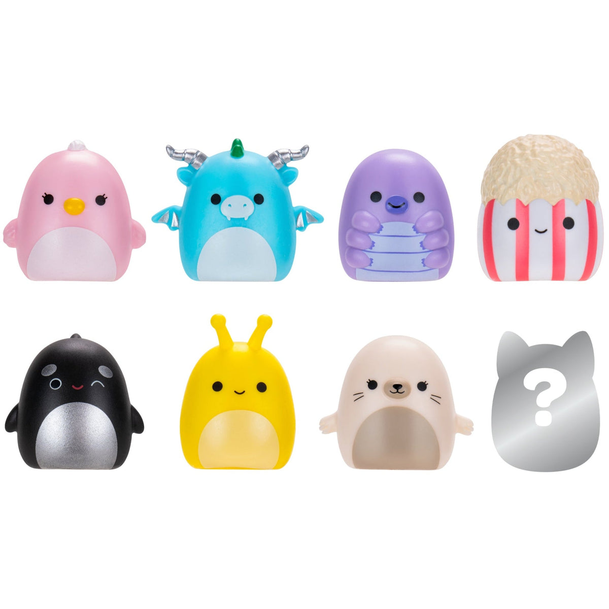 Squishmallows Top Pick | Squish-a-longs Mini-Squish 8-Pack Style 2 | Jazwares