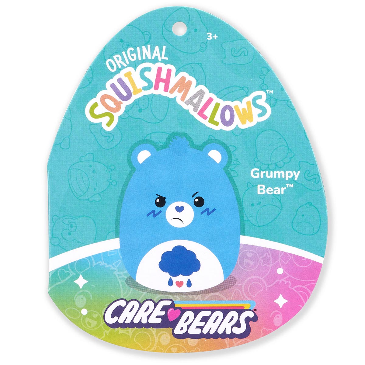 Squishmallows Special Offer | Care Bears 12-Inch Grumpy Bear | Jazwares
