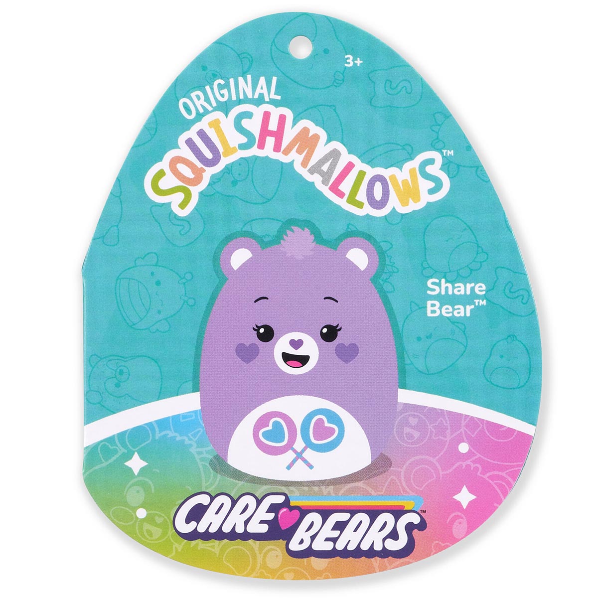 Squishmallows Smart Buy | Care Bears Share Bear | Jazwares