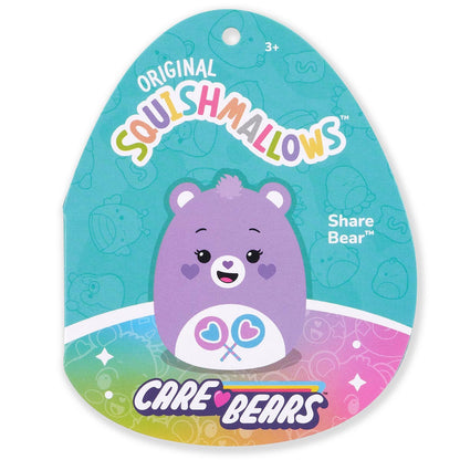 Squishmallows Smart Buy | Care Bears Share Bear | Jazwares