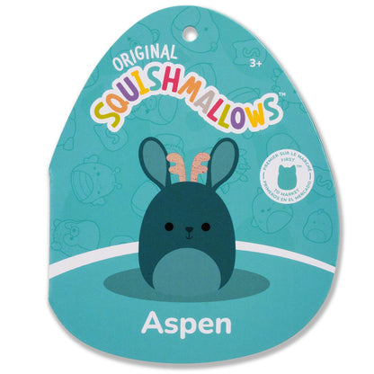 Squishmallows Signature | 8" Aspen the Sea Green Jackalope with Iridescent Horns | Jazwares