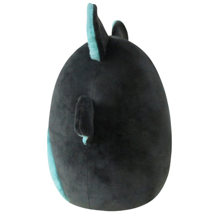 Squishmallows Quality | 12" Aldous the Black and Teal Fruit Bat | Jazwares