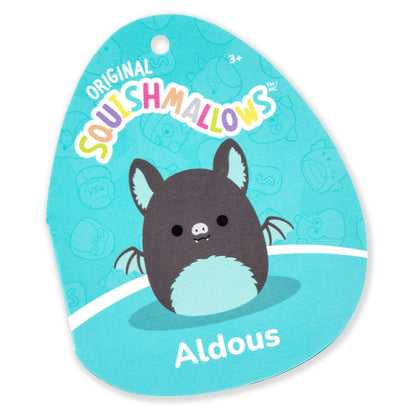 Squishmallows Quality | 12" Aldous the Black and Teal Fruit Bat | Jazwares