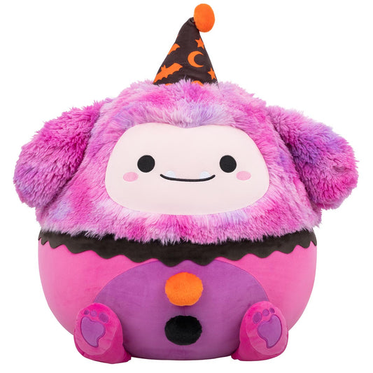 Squishmallows Best Price | 20" Woxie the Magenta Bigfoot in Clown Costume | Jazwares