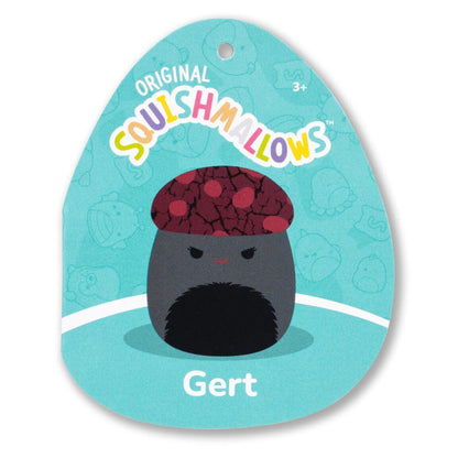 Squishmallows Sale | 20-Inch Gert the Maroon and Black Mushroom | Jazwares
