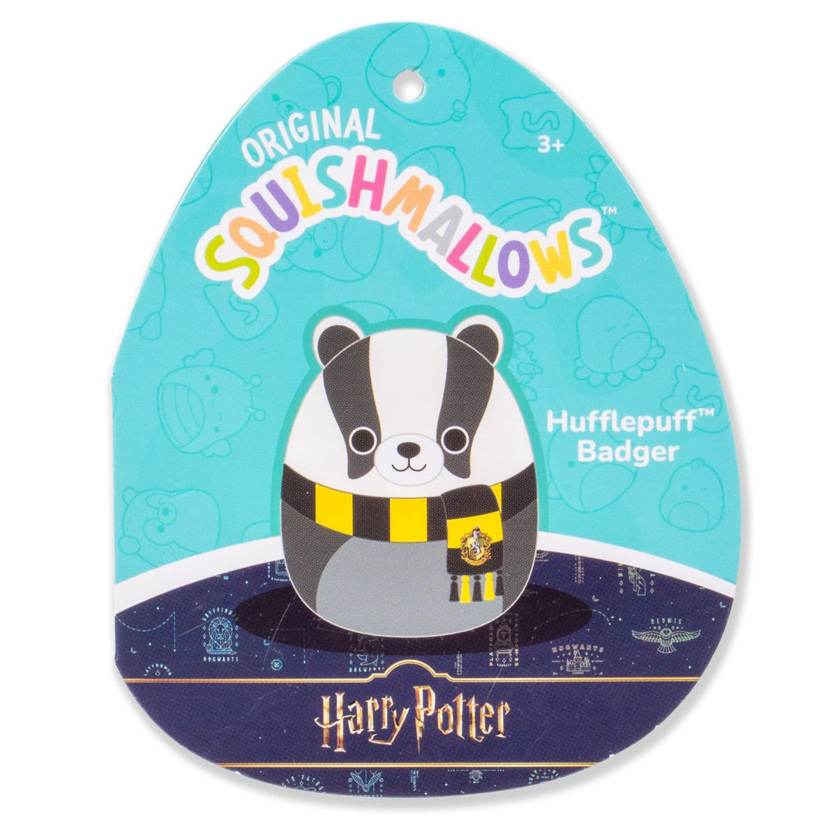 Squishmallows Great Value | 3.5" Harry Potter House Animals Clip 4-Pack | Jazwares