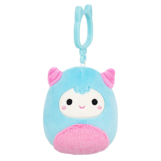 Squishmallows Featured | 3.5-Inch Pookems the Blue Yeti Clip | Jazwares