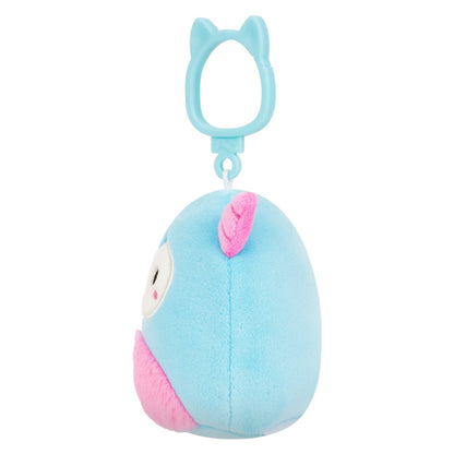Squishmallows Featured | 3.5-Inch Pookems the Blue Yeti Clip | Jazwares