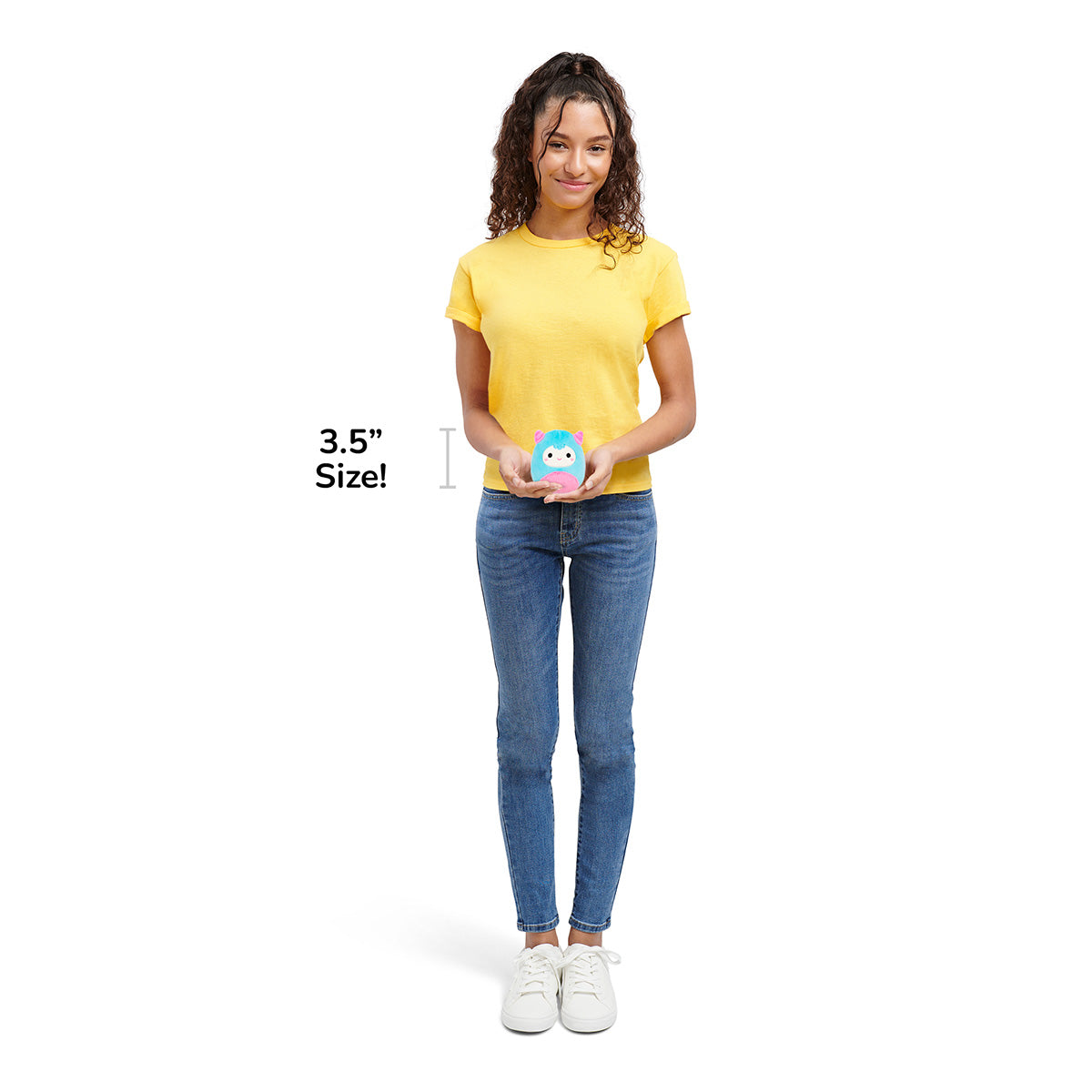 Squishmallows Featured | 3.5-Inch Pookems the Blue Yeti Clip | Jazwares