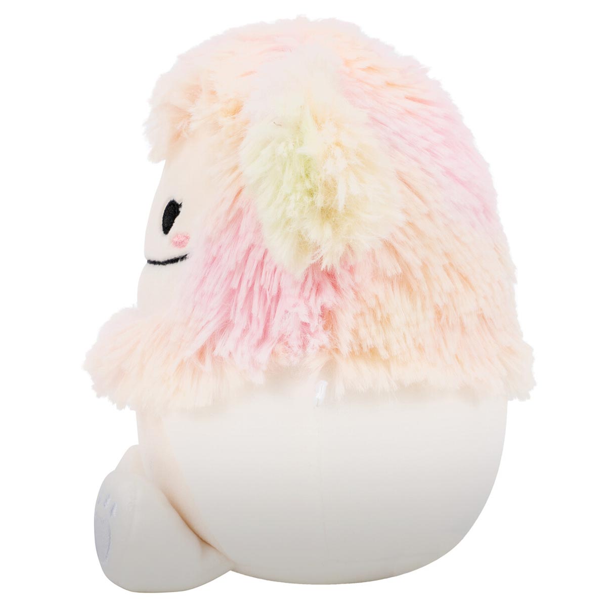 Squishmallows Value | 5" Zaylee the White Bigfoot with Rainbow Mane | Jazwares